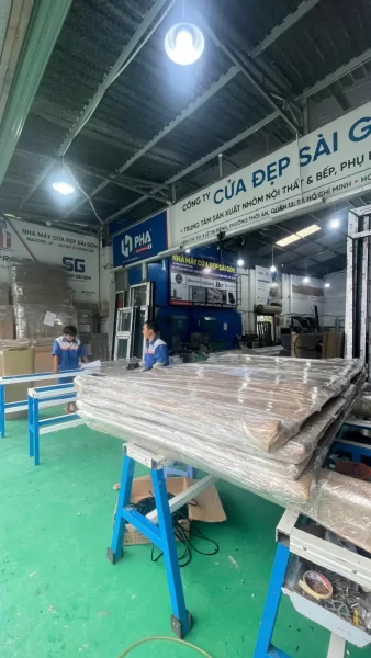 Xưởng gia công cửa nhôm maxpro uy tín