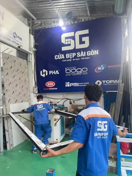 Xưởng gia công cửa nhôm maxpro uy tín
