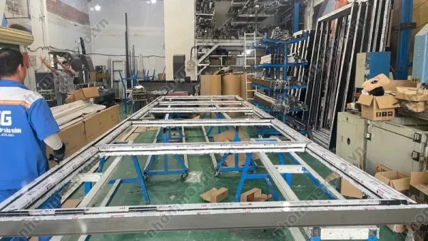 Xưởng gia công cửa nhôm maxpro uy tín