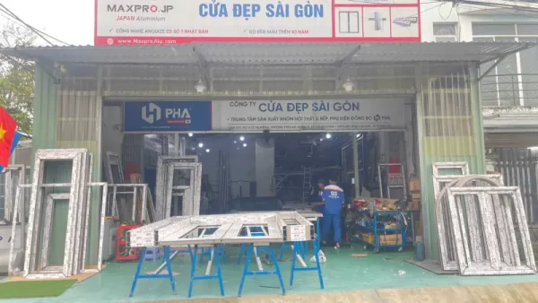 Xưởng gia công cửa nhôm maxpro uy tín