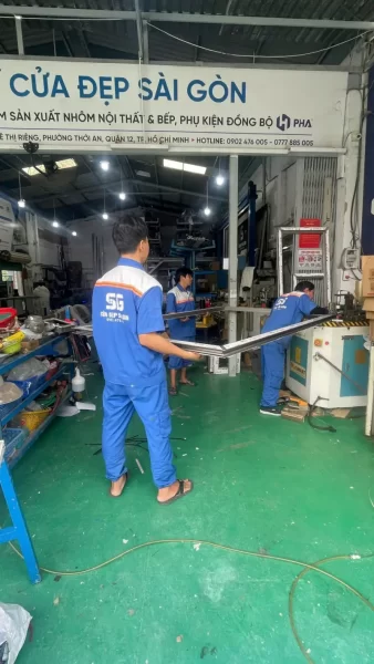Xưởng gia công cửa nhôm maxpro uy tín